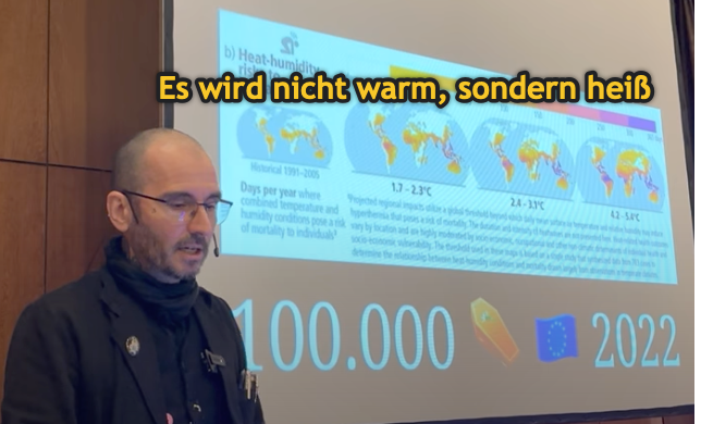Kriminal-Biologe Dr. Mark Benecke zum Hitze-, Umwelt- und Klima-Update Mai 2023