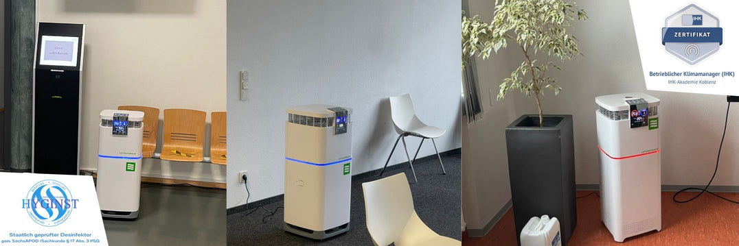 Desinfektion von Luft & Oberfläche