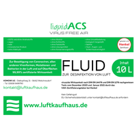 liquidACS  "System C" Sicherheit vor Viren mit "human HOCL - Fluid"