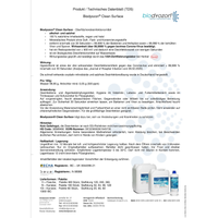 10 Liter biodyozon clean Surface Desinfektion Fläche Leitungen Kühlkreislauf