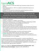 liquidACS  "System C" Sicherheit vor Viren mit "human HOCL - Fluid"